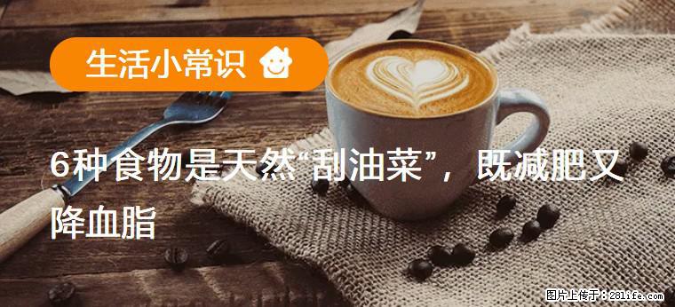 【生活小常识】6种食物是天然“刮油菜”,既减肥又降血脂 - 邵阳生活资讯 - 邵阳28生活网 shaoyang.28life.com